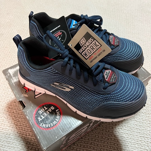 NWT - Skecher’s Made to Last Lightweight Safety Toe Sneakers Women’s 8.5M - Picture 4 of 5